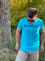 Load image into Gallery viewer, Mens Brushed T-Shirt in Blue
