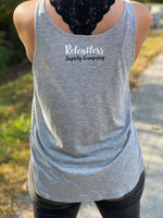 Load image into Gallery viewer, Womens Cursive Tank in Gray
