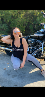 Load image into Gallery viewer, Womens Cursive Tank in Black
