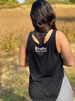 Load image into Gallery viewer, Womens Cursive Tank in Black
