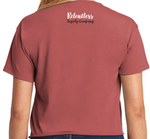 Load image into Gallery viewer, Womens Crop Top Cursive in Smoked Paprika
