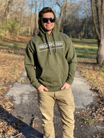 Load image into Gallery viewer, OG Unisex Pullover Hoodie in Army Green
