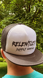 Load image into Gallery viewer, Flat Bill Trucker SnapBack
