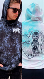 Load image into Gallery viewer, 3 Wise Skulls Tie Dye Hoodies
